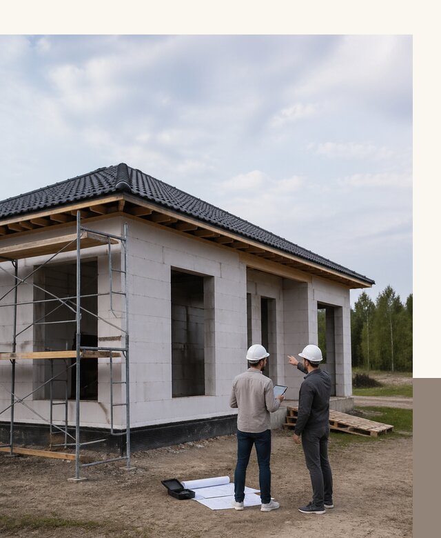Проектирование одноэтажных домов из газобетона в Мысках